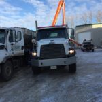 Concrete floor - Concrete Genius - Concrete into concrete pump truck